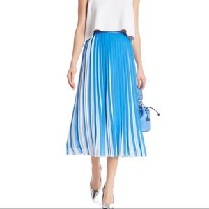 BCBGMAXAZRIA midi pleated skirt